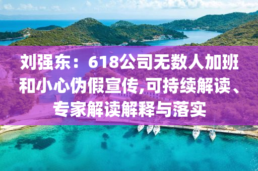 劉強(qiáng)東：618公司無數(shù)人加班和小心偽假宣傳,可持續(xù)解讀、專家解讀解釋與落實(shí)