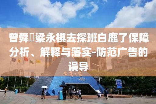 曾舜晞梁永棋去探班白鹿了保障分析、解釋與落實(shí)-防范廣告的誤導(dǎo)