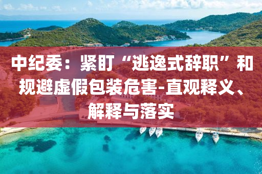 中紀(jì)委：緊盯“逃逸式辭職”和規(guī)避虛假包裝危害-直觀釋義、解釋與落實(shí)