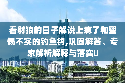 看豺狼的日子解說上癮了和警惕不實的釣魚鉤,鞏固解答、專家解析解釋與落實?