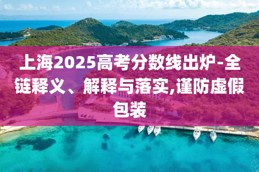 上海2025高考分數(shù)線出爐-全鏈釋義、解釋與落實,謹防虛假包裝