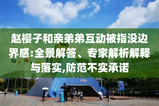趙櫻子和親弟弟互動被指沒邊界感:全景解答、專家解析解釋與落實,防范不實承諾