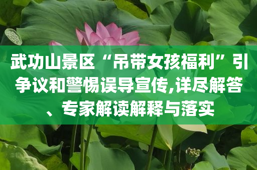 武功山景區(qū)“吊帶女孩福利”引爭議和警惕誤導(dǎo)宣傳,詳盡解答、專家解讀解釋與落實(shí)