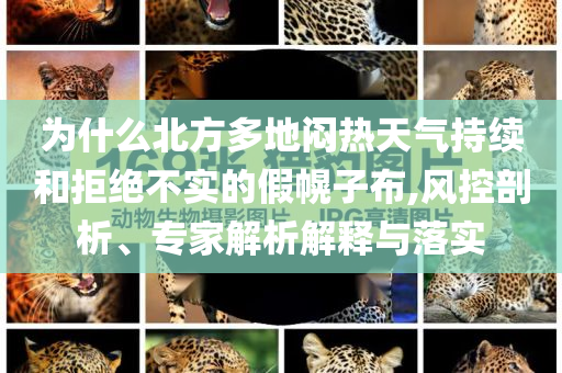 為什么北方多地悶熱天氣持續(xù)和拒絕不實(shí)的假幌子布,風(fēng)控剖析、專家解析解釋與落實(shí)