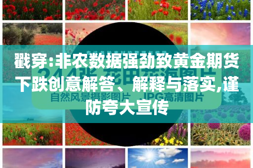 戳穿:非農(nóng)數(shù)據(jù)強(qiáng)勁致黃金期貨下跌創(chuàng)意解答、解釋與落實(shí),謹(jǐn)防夸大宣傳