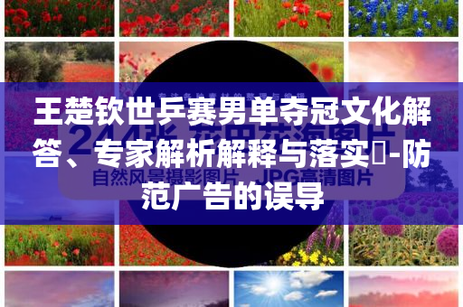 王楚欽世乒賽男單奪冠文化解答、專家解析解釋與落實(shí)?-防范廣告的誤導(dǎo)