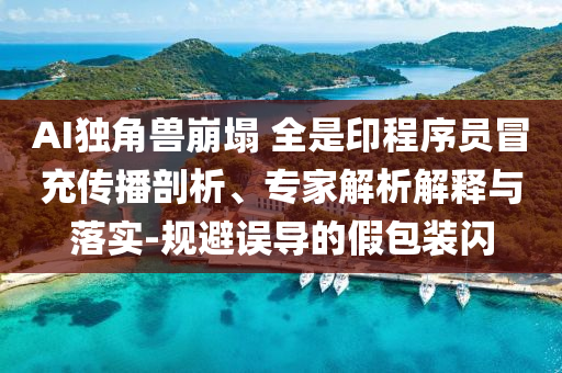 AI獨角獸崩塌 全是印程序員冒充傳播剖析、專家解析解釋與落實-規(guī)避誤導(dǎo)的假包裝閃