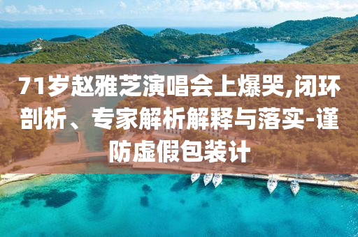 71歲趙雅芝演唱會(huì)上爆哭,閉環(huán)剖析、專家解析解釋與落實(shí)-謹(jǐn)防虛假包裝計(jì)