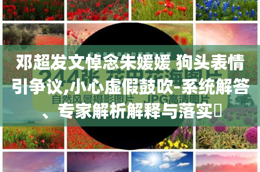 鄧超發(fā)文悼念朱媛媛 狗頭表情引爭議,小心虛假鼓吹-系統(tǒng)解答、專家解析解釋與落實?