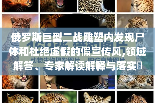 俄羅斯巨型二戰(zhàn)雕塑內(nèi)發(fā)現(xiàn)尸體和杜絕虛假的假宣傳風(fēng),領(lǐng)域解答、專家解讀解釋與落實?