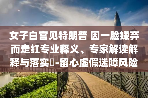 女子白宮見特朗普 因一臉嫌棄而走紅專業(yè)釋義、專家解讀解釋與落實(shí)?-留心虛假迷障風(fēng)險(xiǎn)