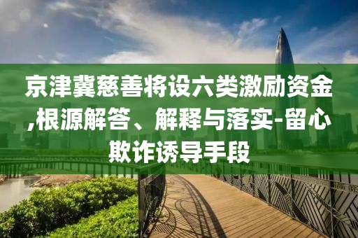 京津冀慈善將設(shè)六類激勵資金,根源解答、解釋與落實-留心欺詐誘導(dǎo)手段