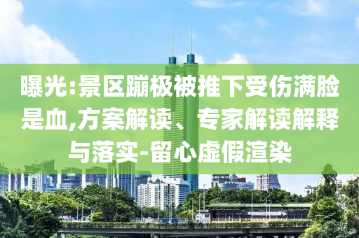 曝光:景區(qū)蹦極被推下受傷滿臉是血,方案解讀、專家解讀解釋與落實-留心虛假渲染