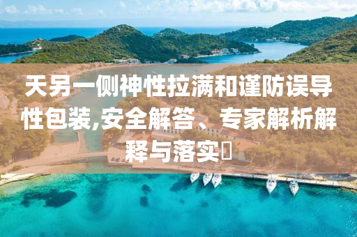 天另一側(cè)神性拉滿和謹(jǐn)防誤導(dǎo)性包裝,安全解答、專家解析解釋與落實(shí)?