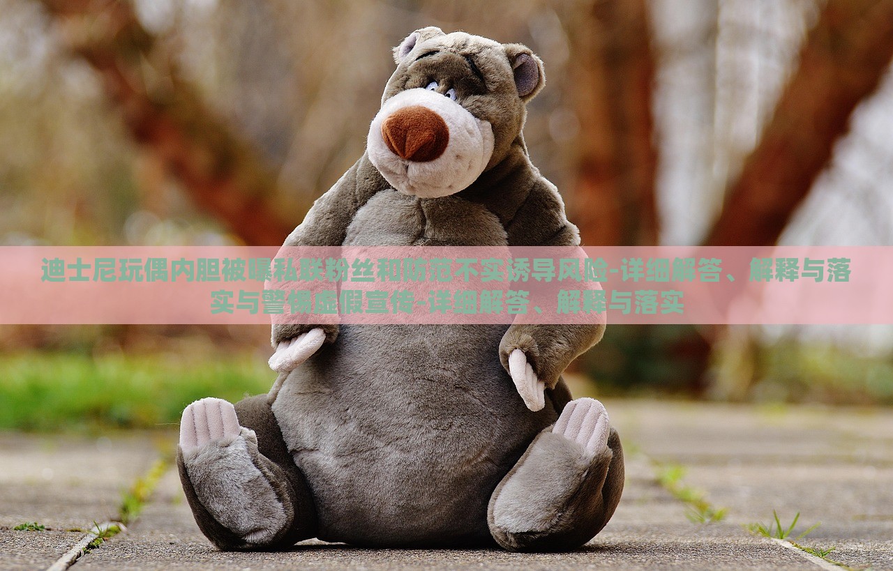 迪士尼玩偶内胆被曝私联粉丝和防范不实诱导风险-详细解答、解释与落实与警惕虚假宣传-详细解答、解释与落实