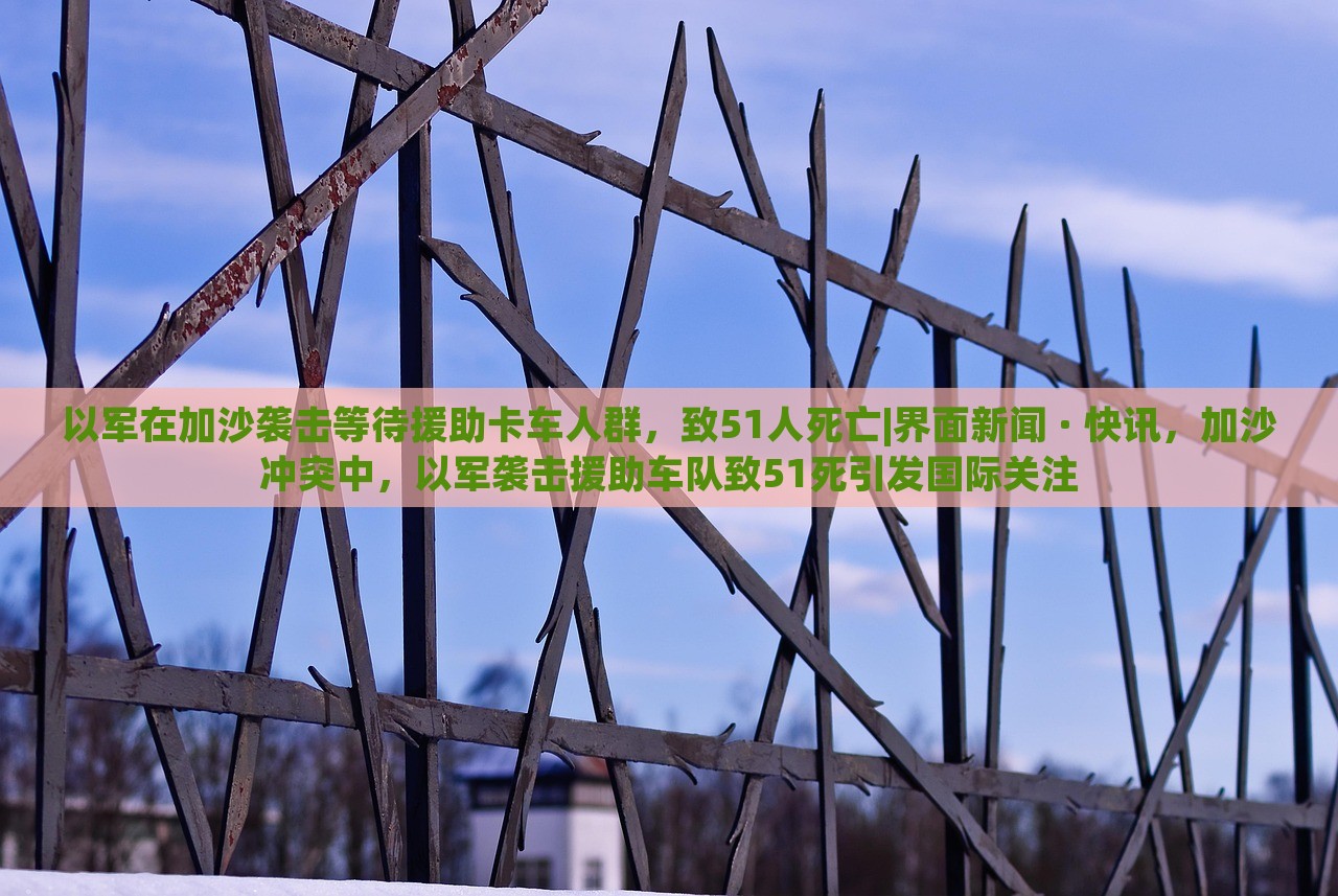 以军在加沙袭击等待援助卡车人群，致51人死亡|界面新闻 · 快讯，加沙冲突中，以军袭击援助车队致51死引发国际关注